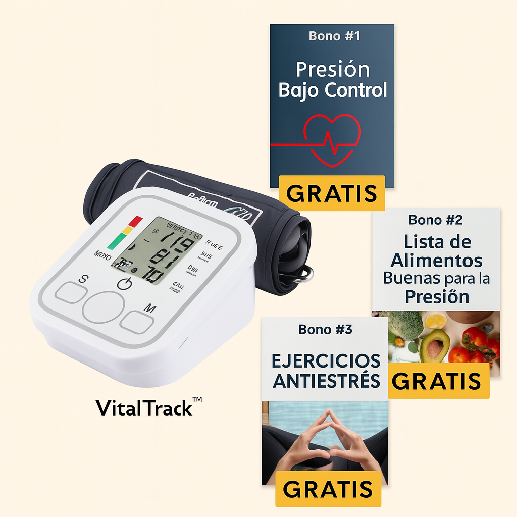 VitalTrack™ Tensiómetro: Protege a los Tuyos Desde Hoy