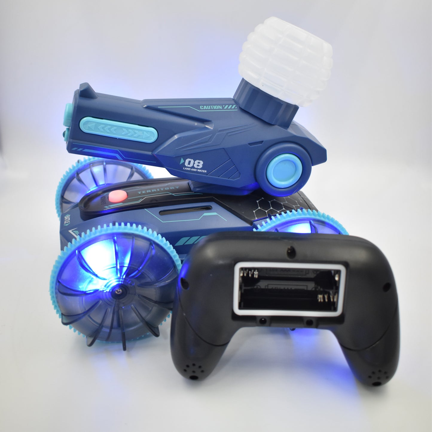 🐸 AquaRacer 360™: Vehículo RC Anfibio