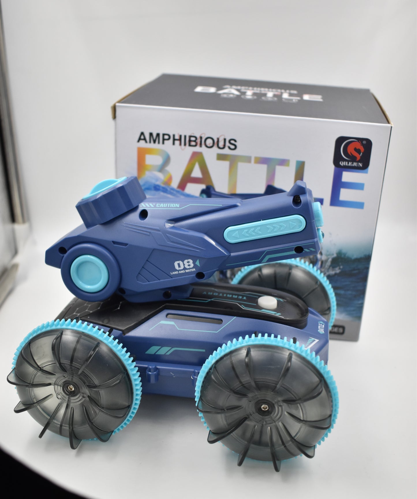 🐸 AquaRacer 360™: Vehículo RC Anfibio