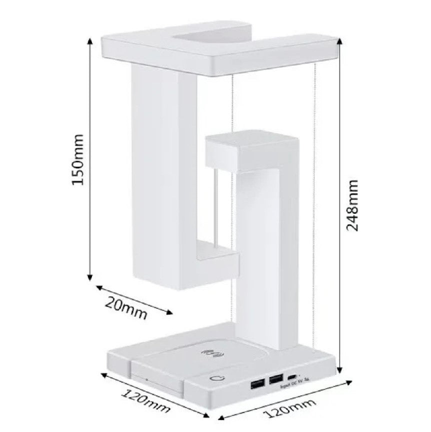 Nueva Lámpara LumiDesk Pro™: Combina diseño artístico con carga inalámbrica